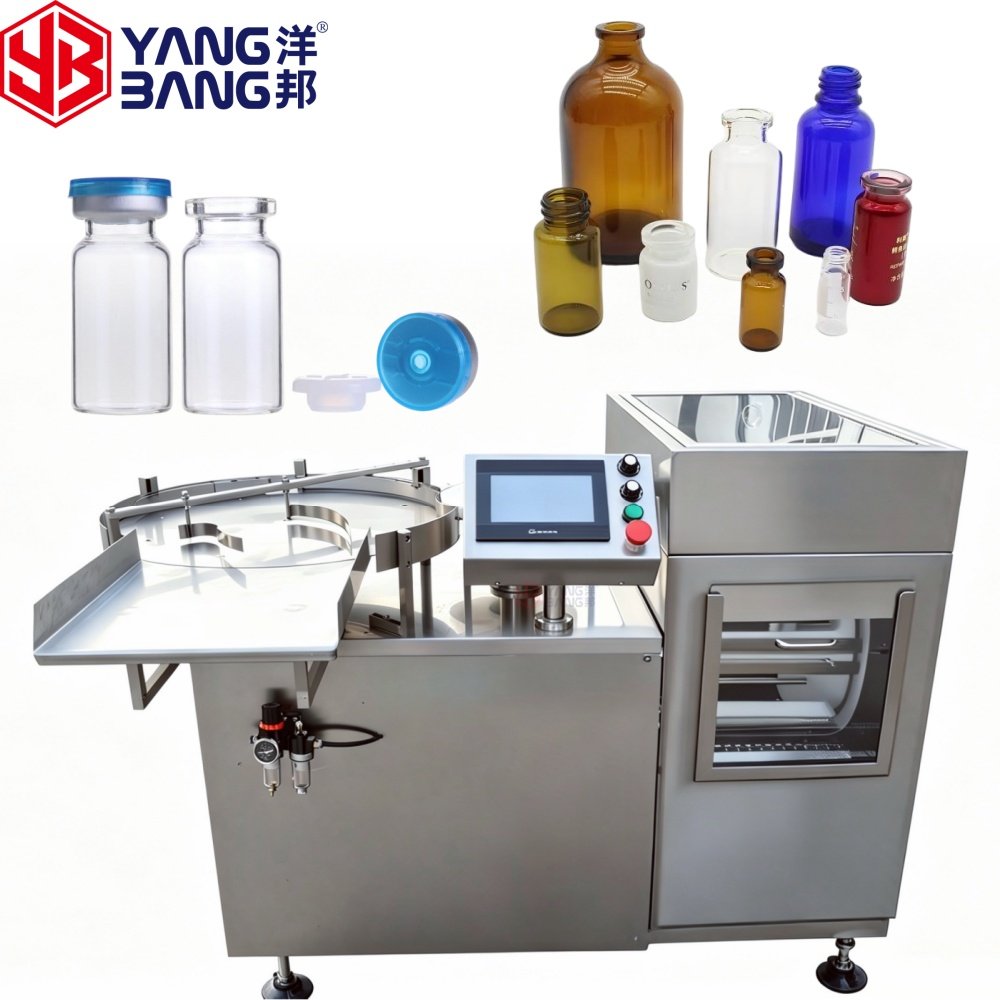 YB-ZX100 Machine automatique de lavage à l’eau de flacons et bouteilles en verre de haute précision pour bouteilles de sirop, utilisée pour ligne de production