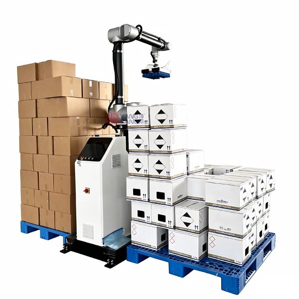 Pinza de brazo de paletizador robótico YB-MD35F para botellas, bolsas, cajas de cartón y apilado en líneas de producción