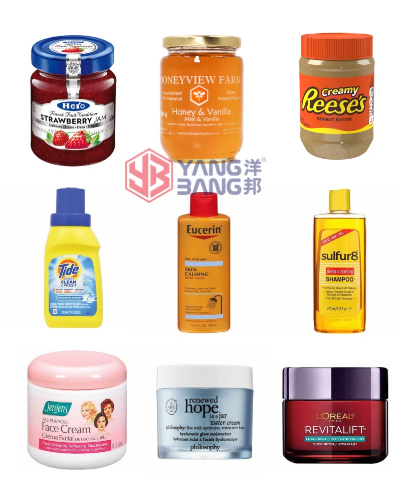 1782914309930943850019831808.png YB-J4B Máquina automática de llenado de productos viscosos de 4 cabezales, con bomba de émbolo de alta precisión, para el envasado de mantequilla de cacahuete, salsa de chile y mermelada de tomate