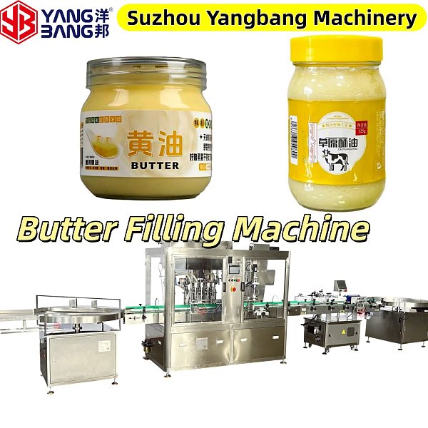 Máquina automática de llenado de salsa para ensalada YB-J4B, llenadora de tarros de alta velocidad, llenadora de pasta accionada por servomotor, antigoteo