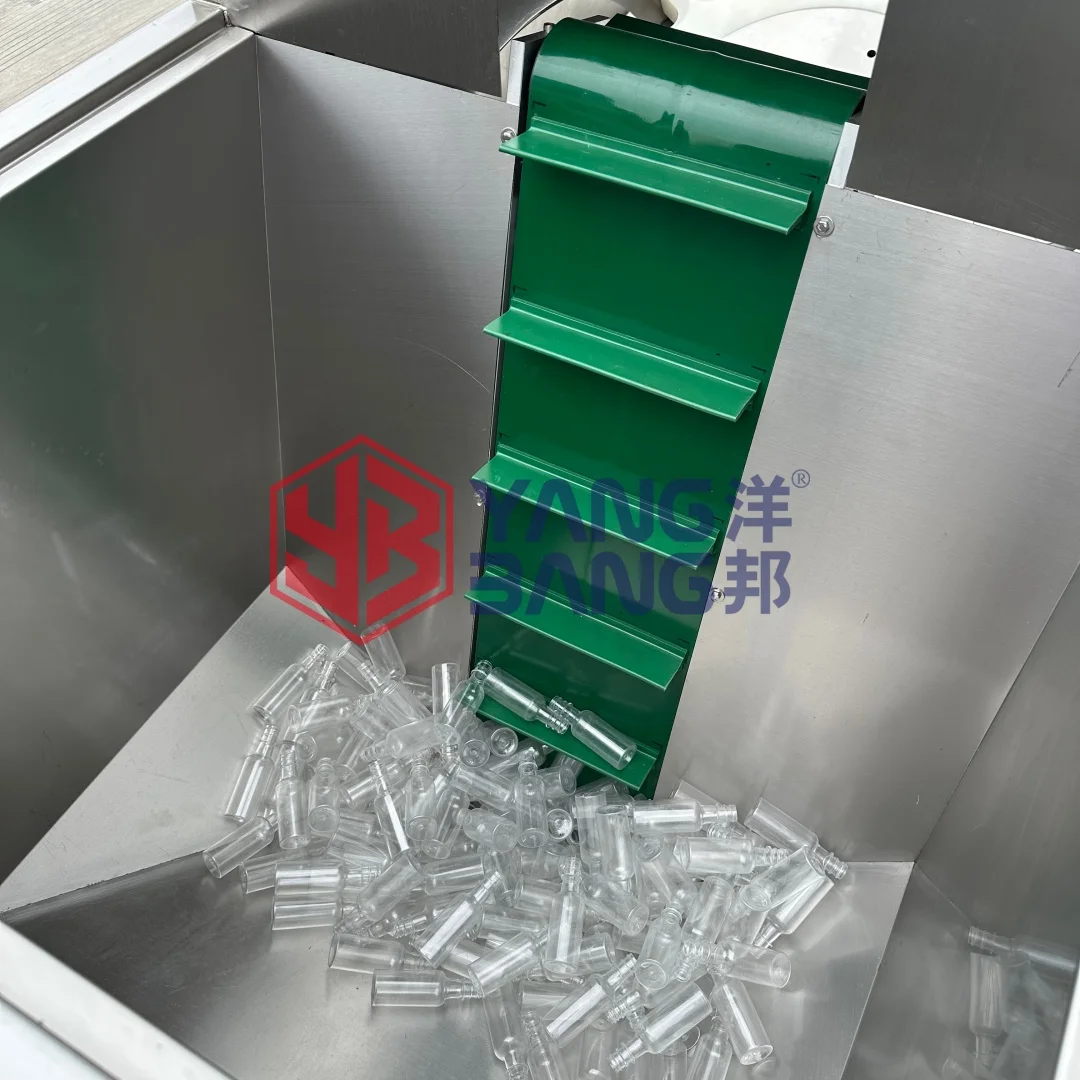Proveedor y fabricante de maquinaria automática de alta velocidad y fácil manejo para clasificar botellas de plástico redondas YB-LPB