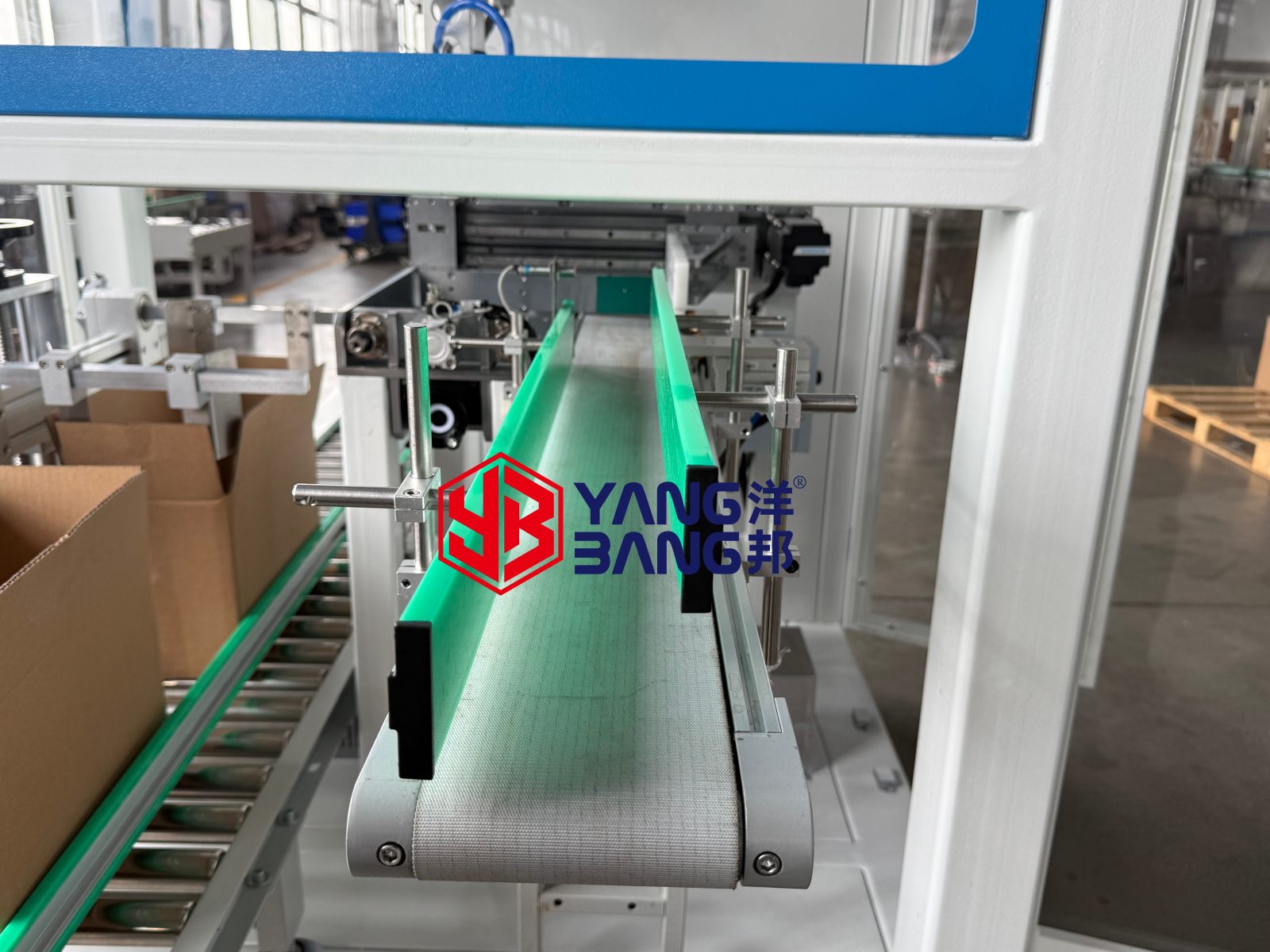 Máquina robot automática YB-ZX1300-2 para embalaje en cajas, cargador de cartones, para botellas y latas de bebidas, uso en embalaje industrial