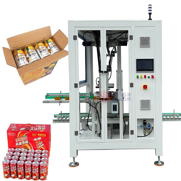 YB-ZX1300-2 Máquina automática de carga de cajas con robot paralelo de dos ejes de alta eficiencia para botellas de bebidas y latas de aluminio