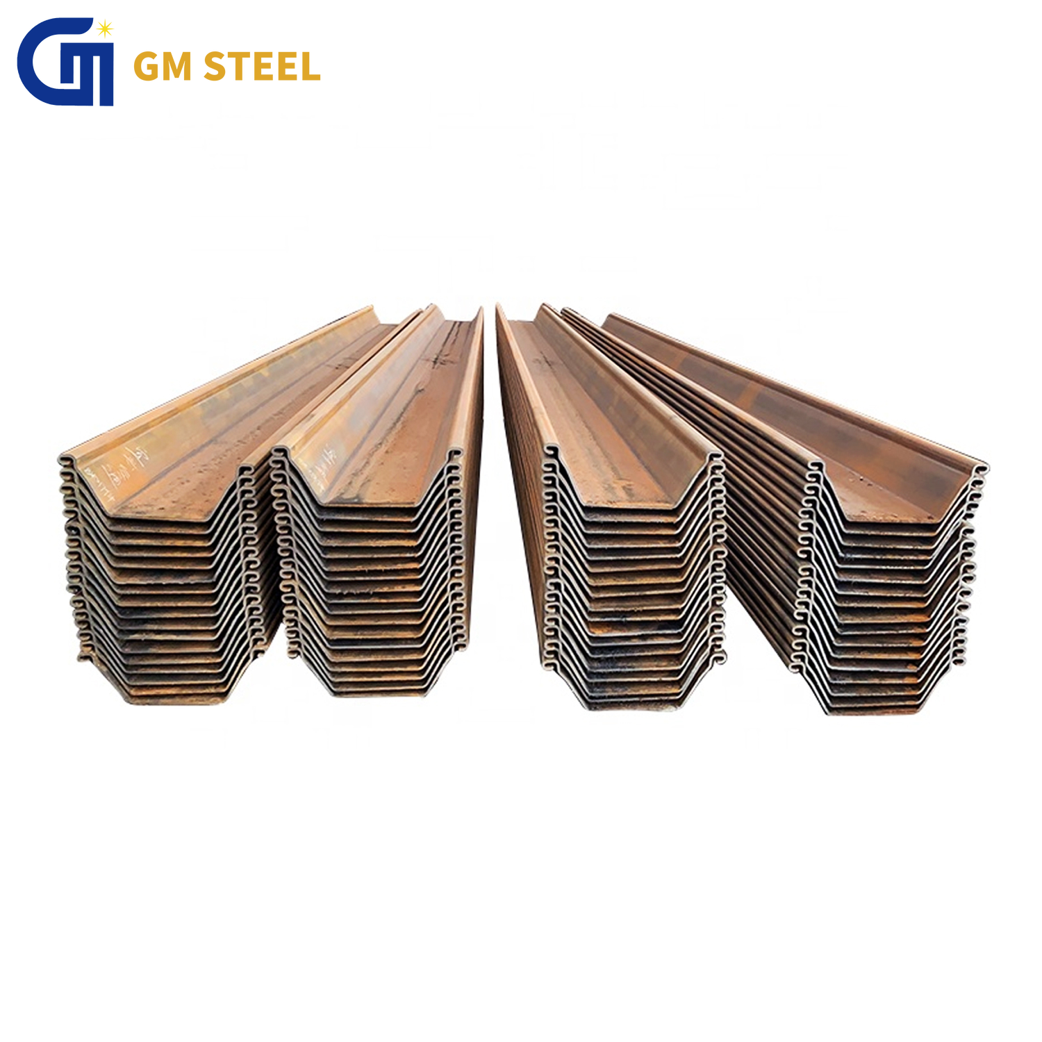Sheet Piling/sheet Pile Slotted U-shaped 400x170x15.5 U Type 12m Type 4 Steel Sheet Pile