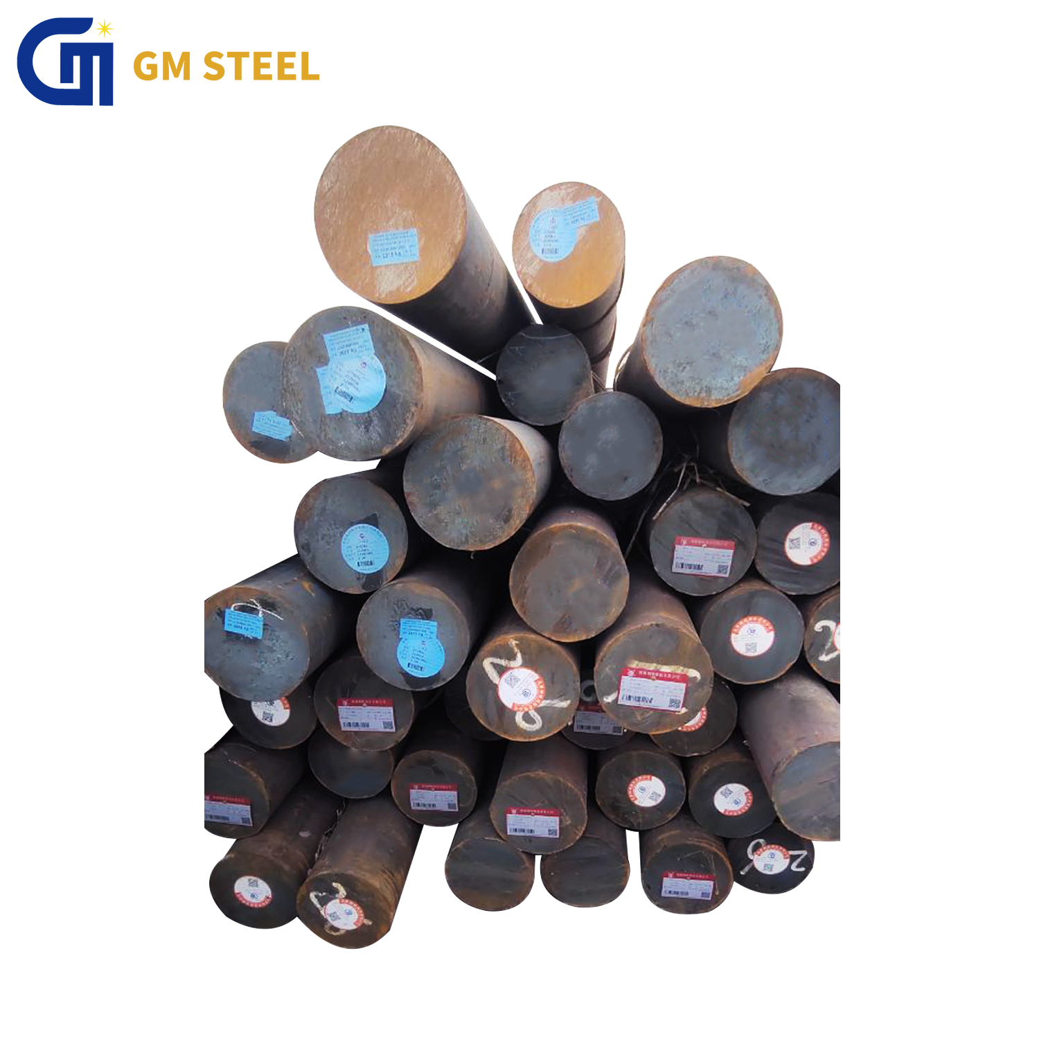 Q235B A36 SS400 Q345B S235JR S355JR Q195 1045 1018 10-250mm 6m 12m Wholesale Price Round Bar Steel Round Bar Carbon Steel Rod