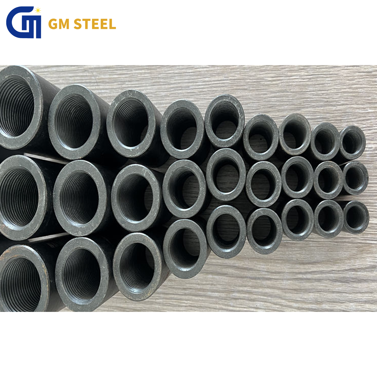 Reinforcing Steel bar Coupler hex Threaded bar Connectors round Steel Tube Connectors