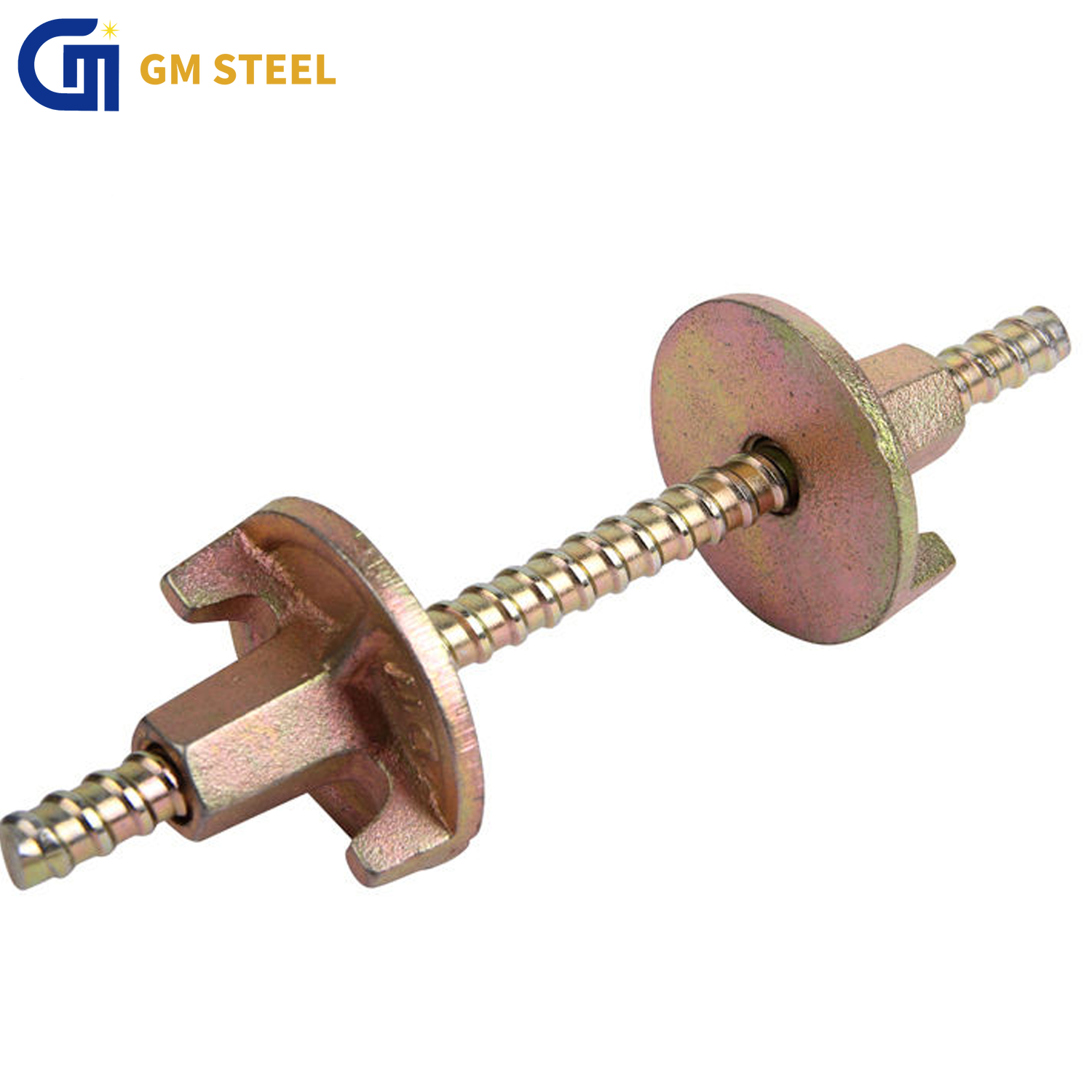 Formwork Accessories Zinc Plated Silver Yellow Iron Casted Tie Rod Anchor Nut Wing Nut