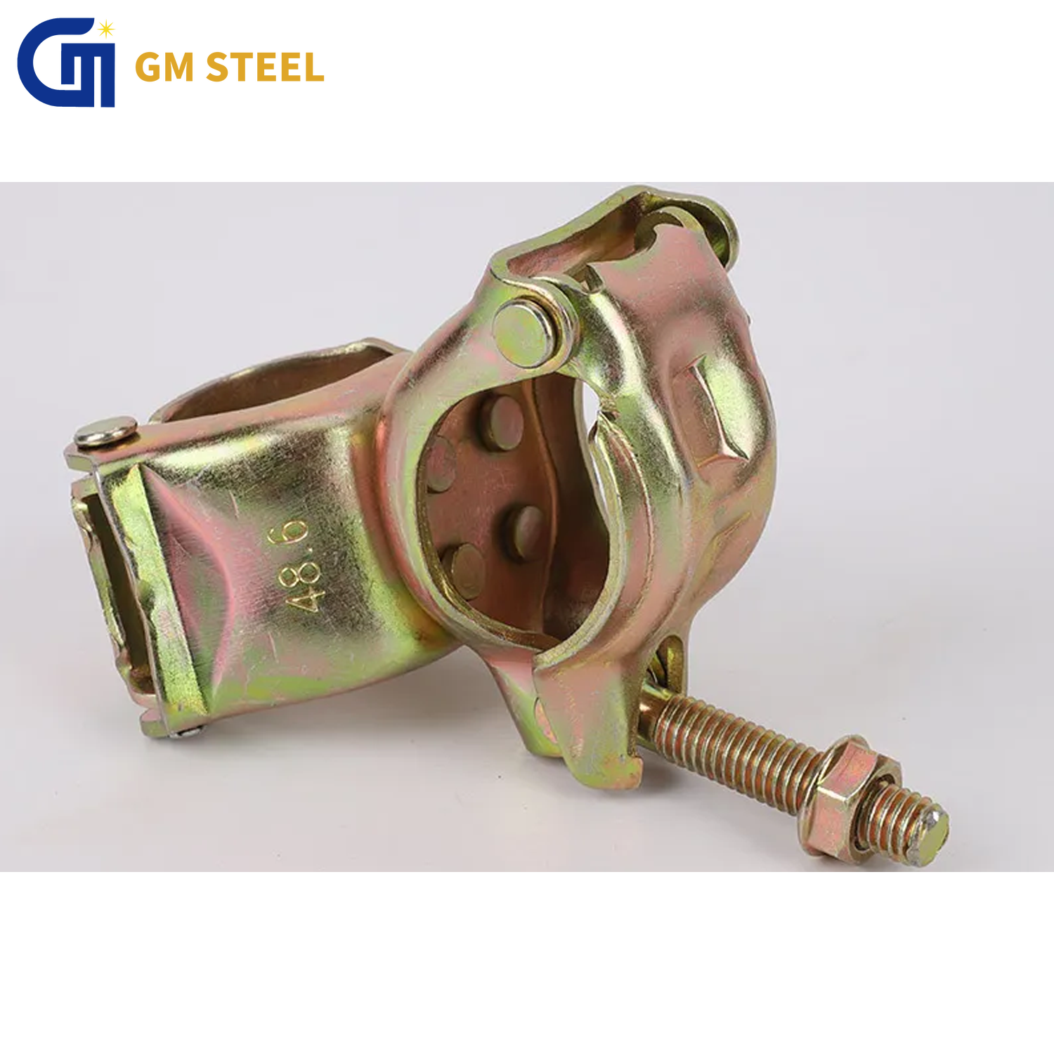 Pressed Construction 48.3mm Italian Scaffolding Couplers Fixed Clamps