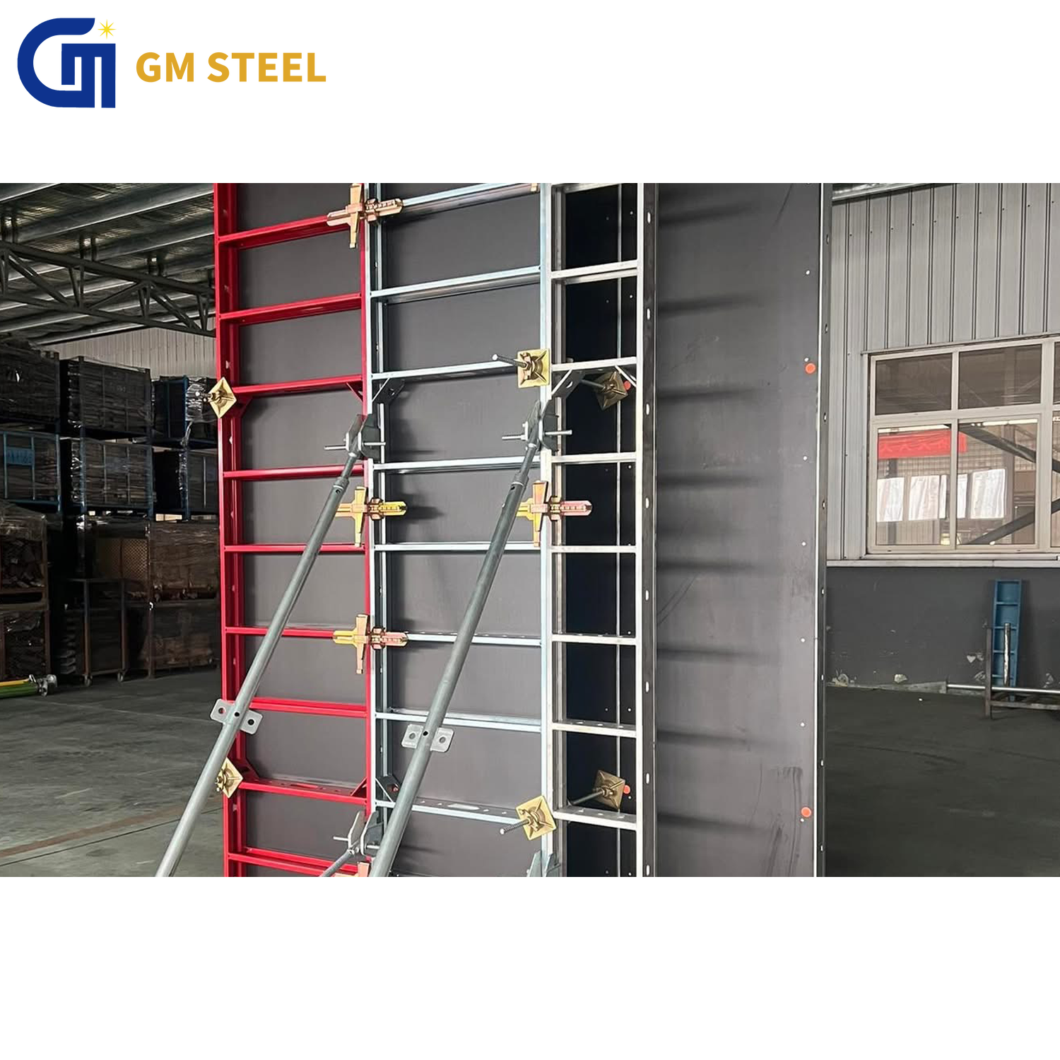 Steel Forming Concrete Forms Steel Plywood Formwork Adjustable Construction Frame System
