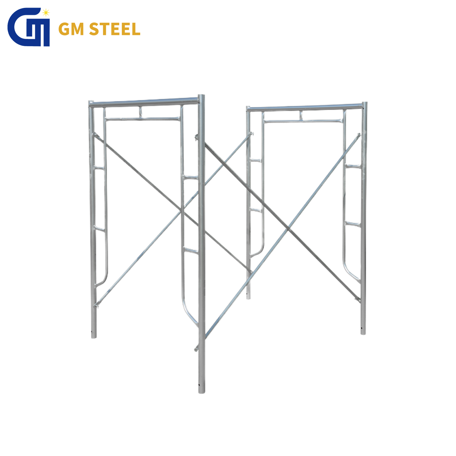 Hot Dip Galvanized Construction Materials Layer Facade Scaffolding Set Scaffolds Frames German Style Frame Scaffolding