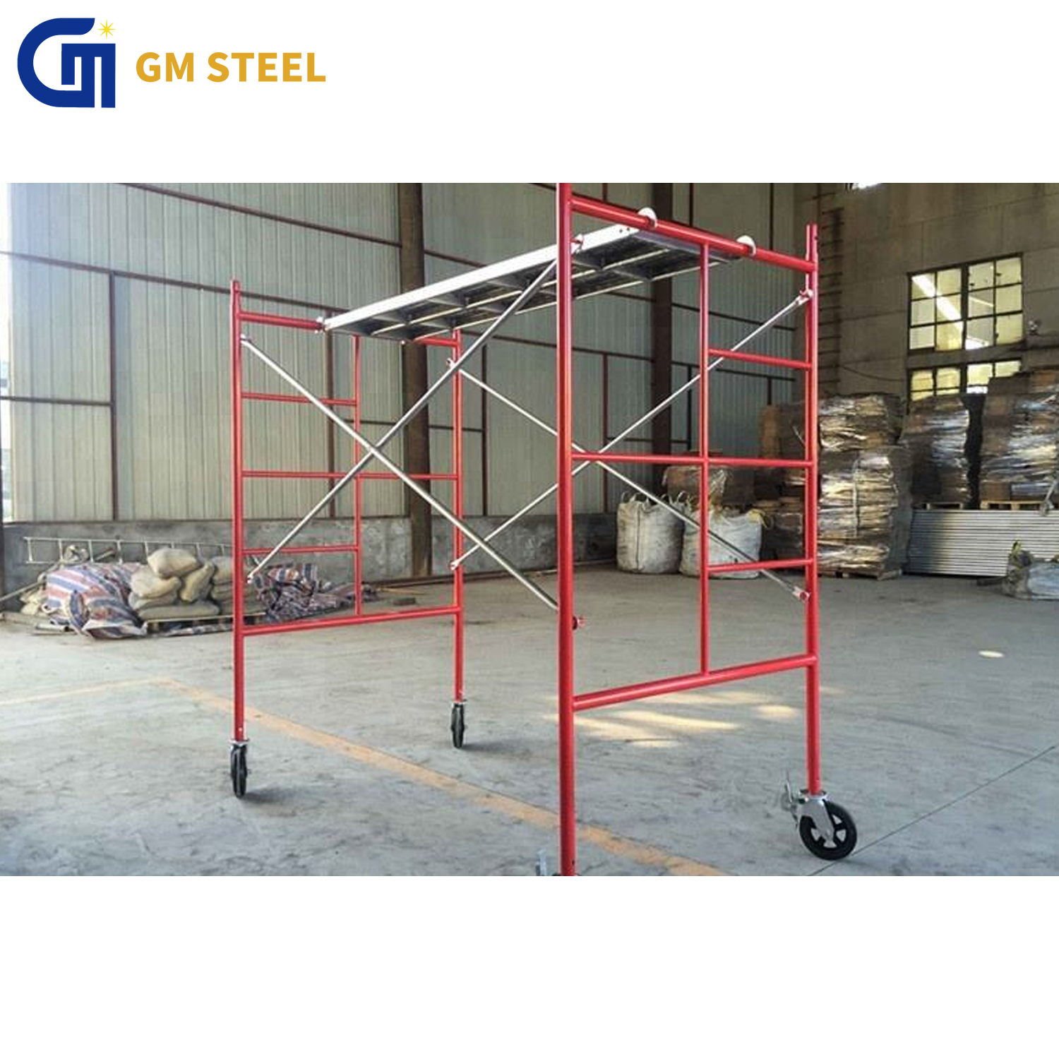 Factory Quick Form Heavy Duty Multidirectional Andamios German Style Frame Scaffolding