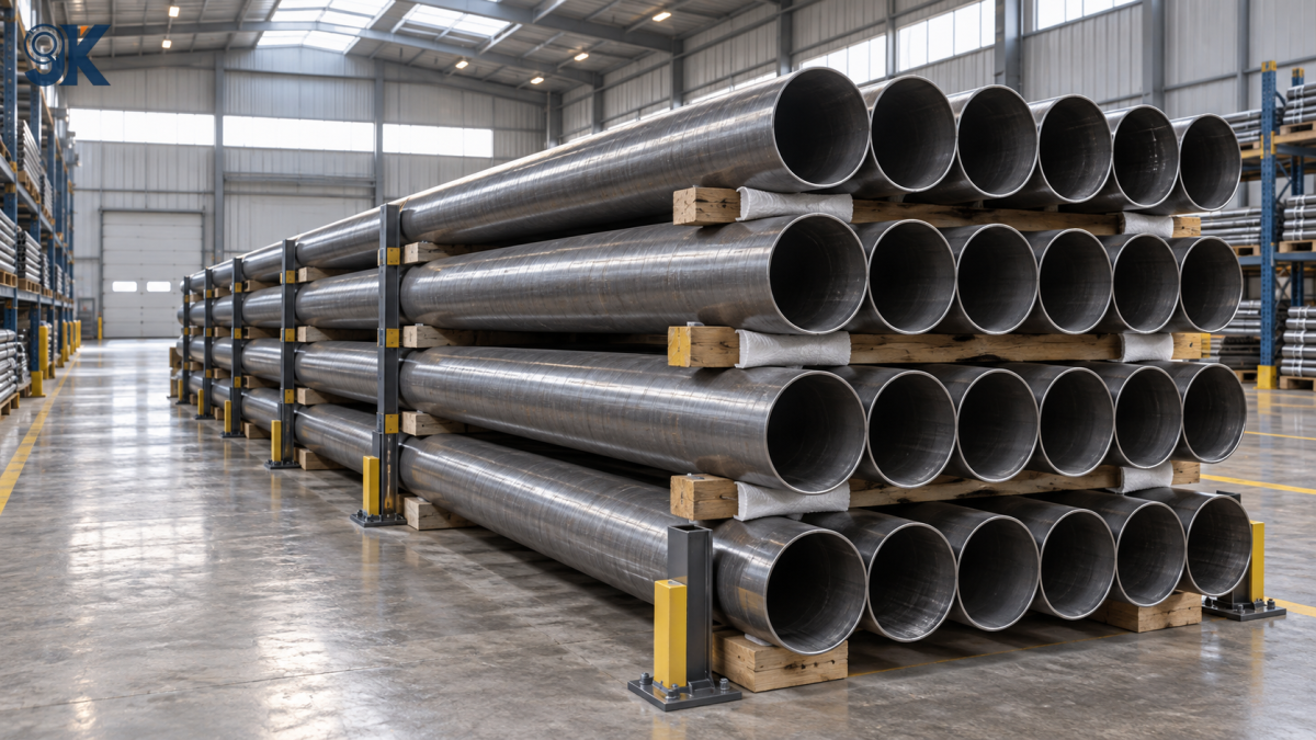 Steel Pipe Warehousing: Preventing Corrosion and Handling Damage