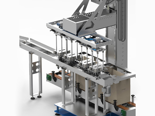 Grab Type Egg Case Packing Machine