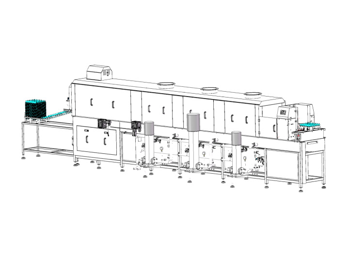Automatic Egg Tray Washer