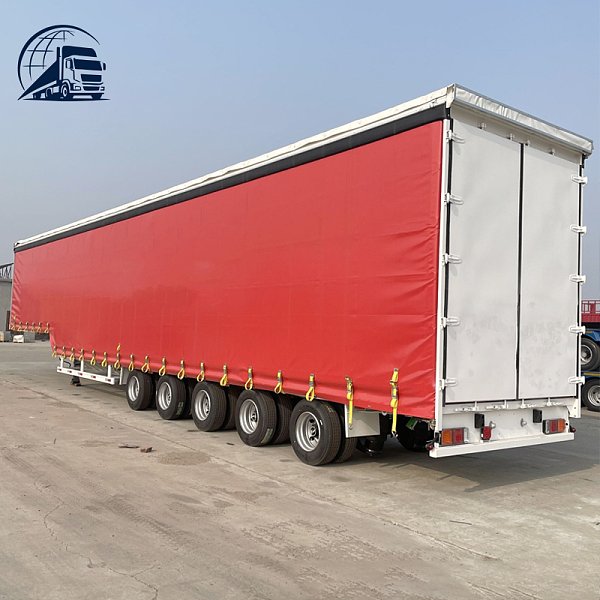 60 Tons Side Curtain Semi-Trailer