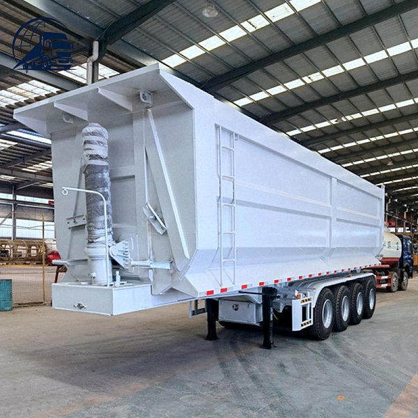 3 Axles 80 Tons U Shape Tipper Semi Trailer