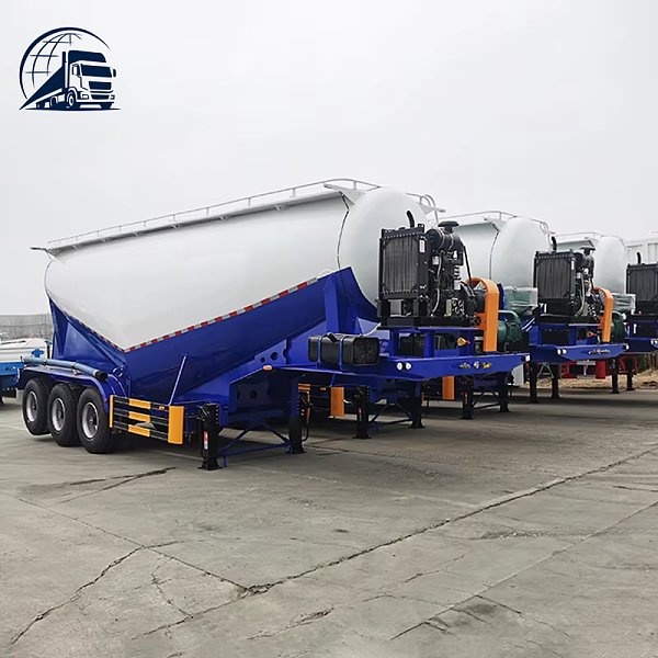 W Shape 60CBM Bulk Cement Tanker