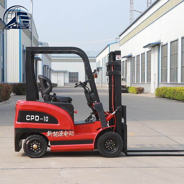 CPD10 1 Ton 3m 4 Wheel Electric Forklift, Battery Forklift Truck