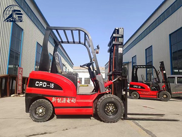 CPD15 1.5 Ton 3m 4 Wheel Electric Forklift, Battery Forklift Truck