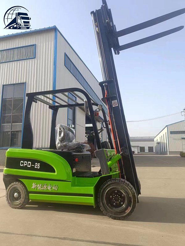 CPD25 2.5 Ton 3m 4 Wheel Electric Forklift, Battery Forklift Truck