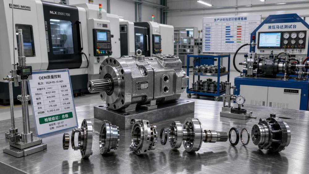 How to Evaluate a Hydraulic Motor Manufacturer for OEM Quality and Lead Time