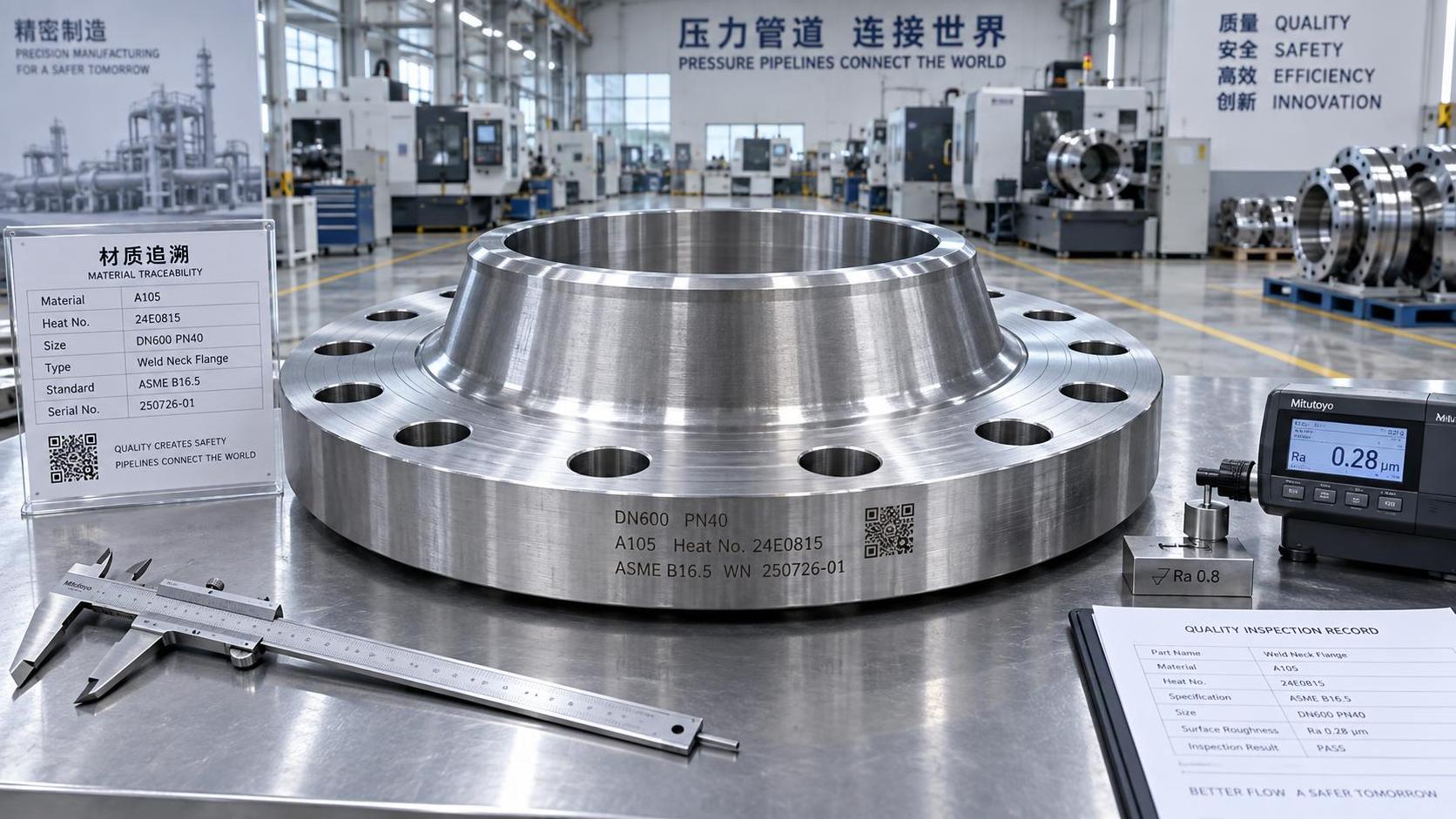 Custom Forged Flanges: Specification and Inspection Requirements for Pressure Piping