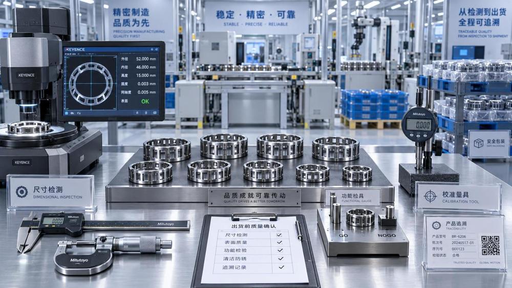 What Quality Controls Should a Bearing Retainer Factory Apply Before Shipment?