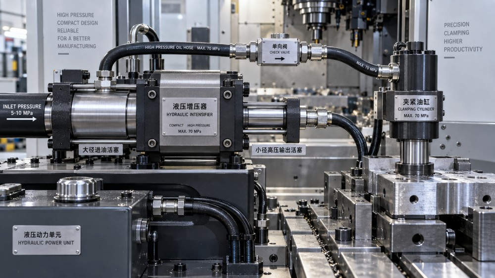How a Hydraulic Intensifier Multiplies Pressure in Compact Industrial Systems