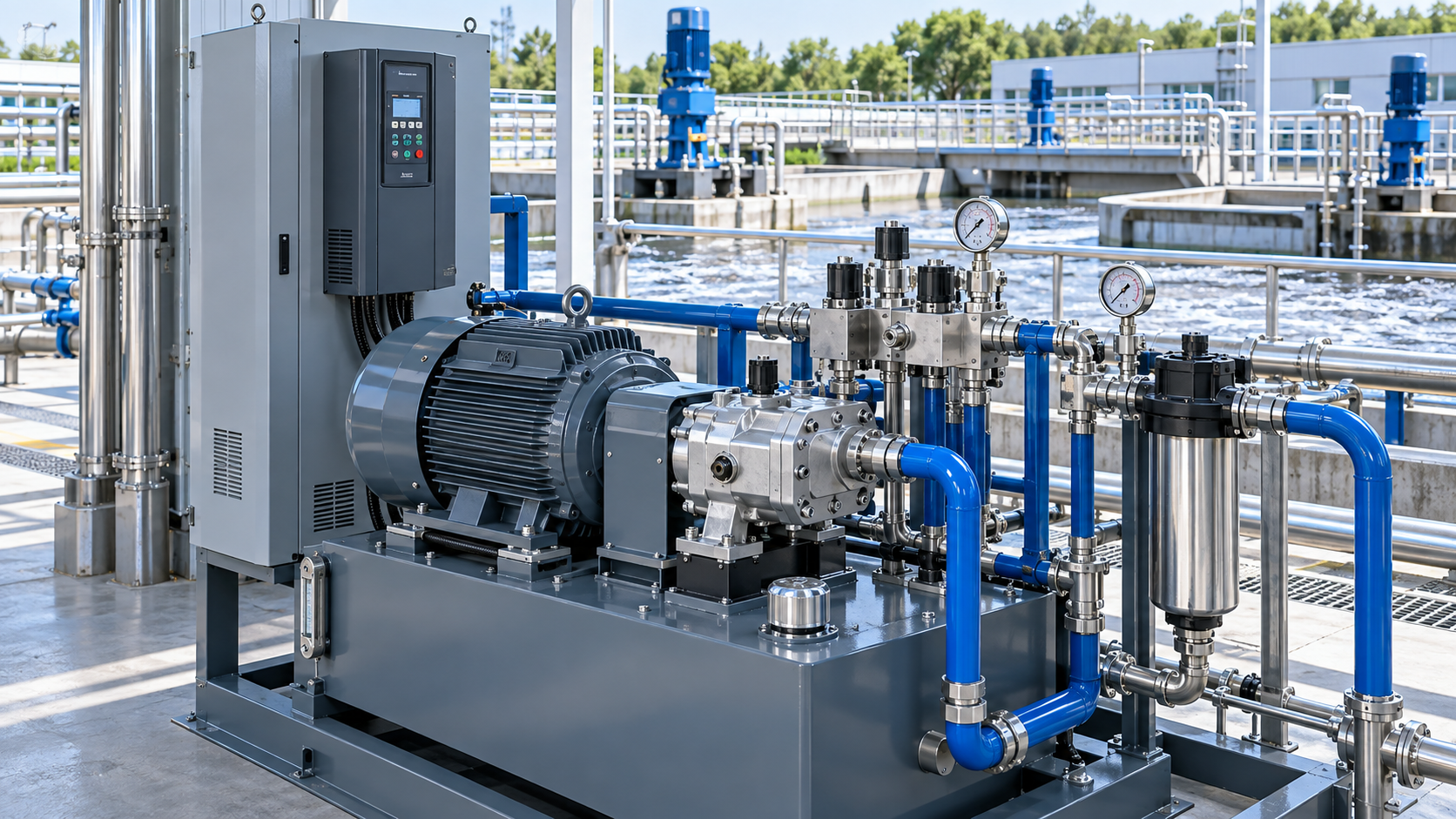 Do Hydraulic Gear Pumps Reliably Handle Variable Flow in Treatment Plants?