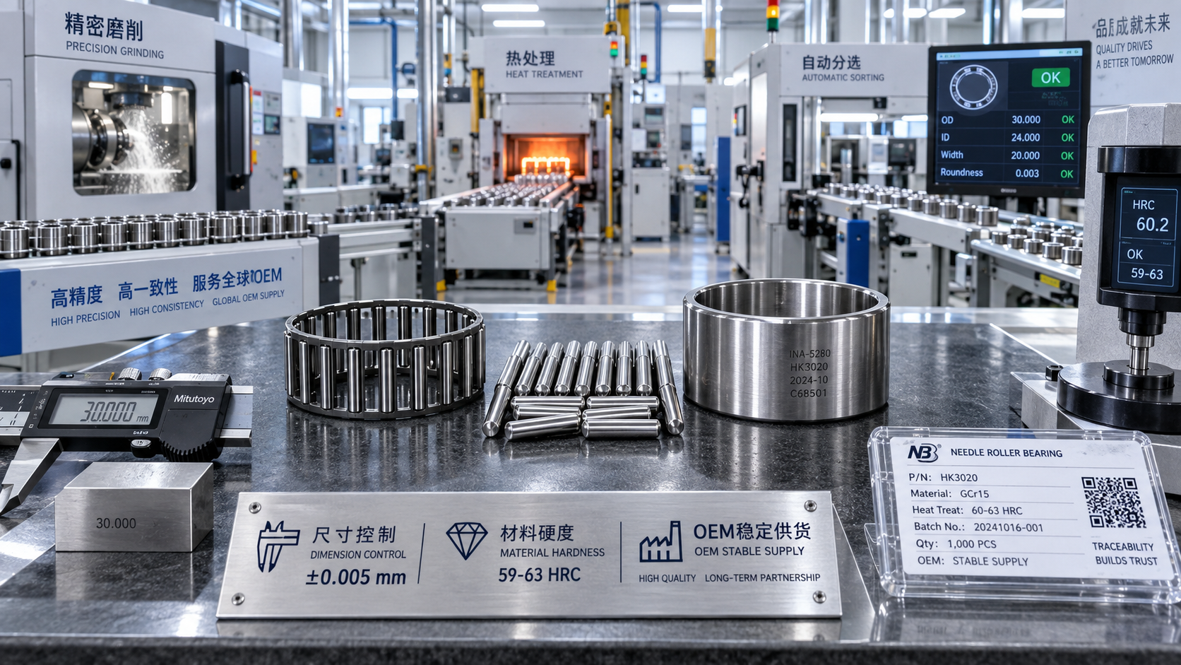 What to Audit Before Choosing a Needle Bearing Factory for OEM Supply
