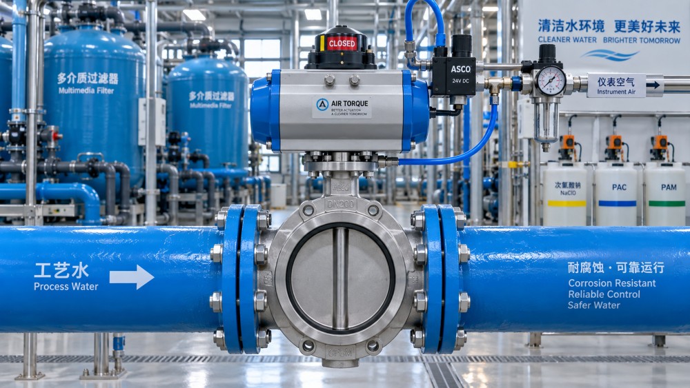 Selecting Pneumatic Actuator Valves for Water Treatment: Fail-Safe and Media Factors Selecting Pneumatic Actuator Valves for Water Treatment: Fail-Safe and Media Factors