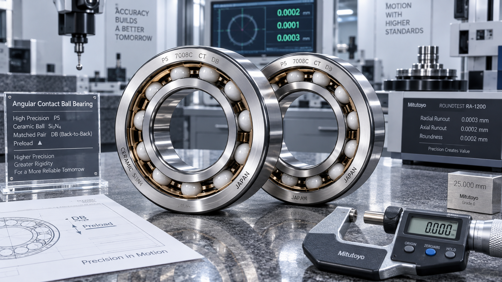Precision Bearings Price: How Accuracy Grade, Material, and Preload Affect Cost