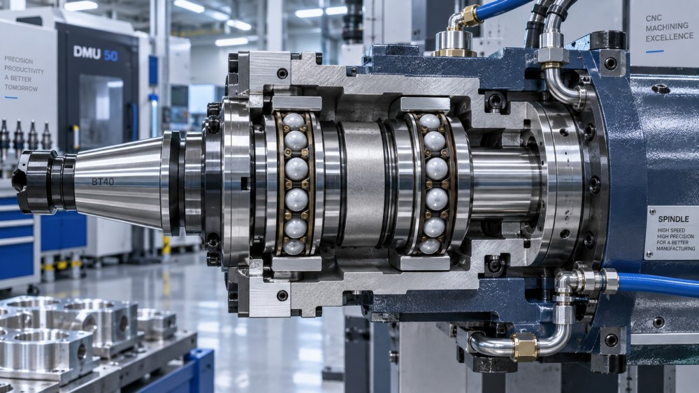 Spindle Bearing Selection for CNC Machines: Speed, Preload, and Runout