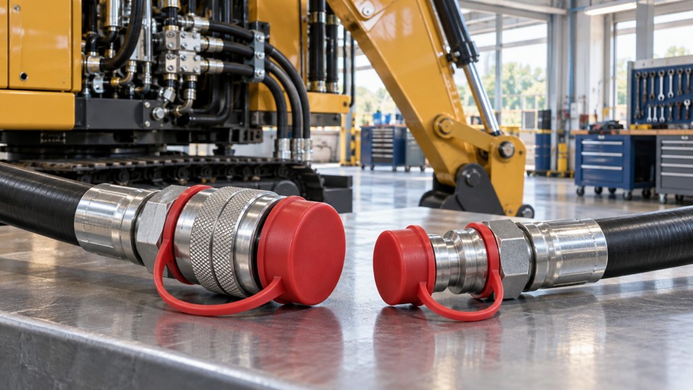 Why Dust Caps on Hydraulic Quick Couplers Prevent Contamination Failures