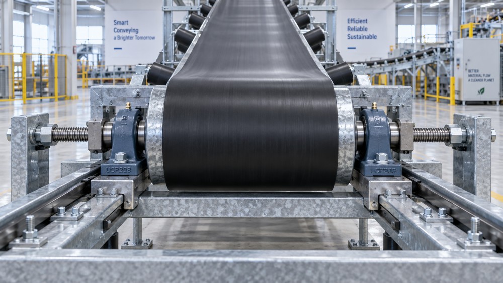 How Take-Up Mounted Bearings Maintain Belt Tension in Conveyor Systems