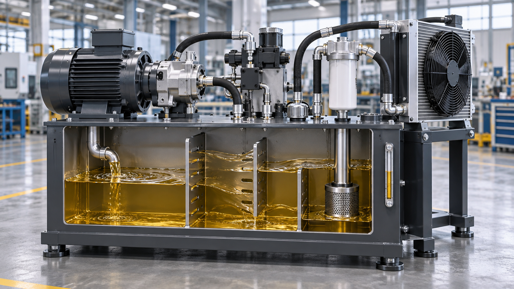 Sizing Hydraulic Reservoirs for Power Units to Control Heat, Aeration, and Downtime