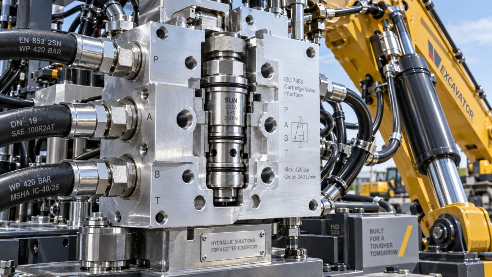 Hydraulic Cartridge Valves: Selecting Flow, Pressure, and Cavity Size for Mobile Equipment
