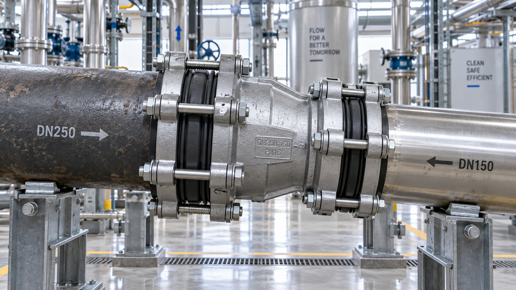 How to Select Coupling Adapters for Pipe Size, Pressure, and Misalignment