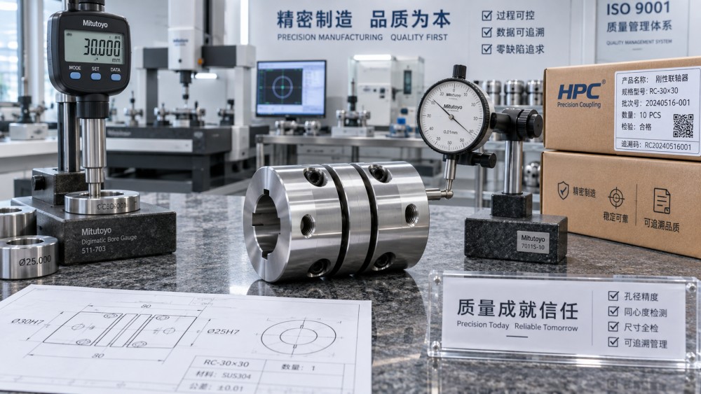 How to Assess a Rigid Coupling Supplier for Bore Accuracy and Traceable Quality