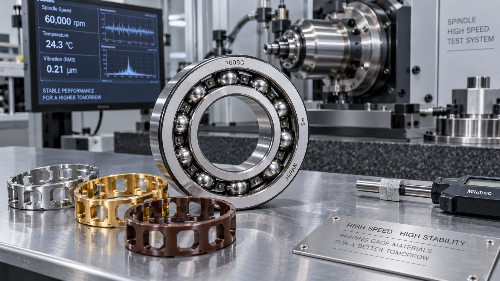 Precision Bearing Retainer Materials: How They Affect High-Speed Stability