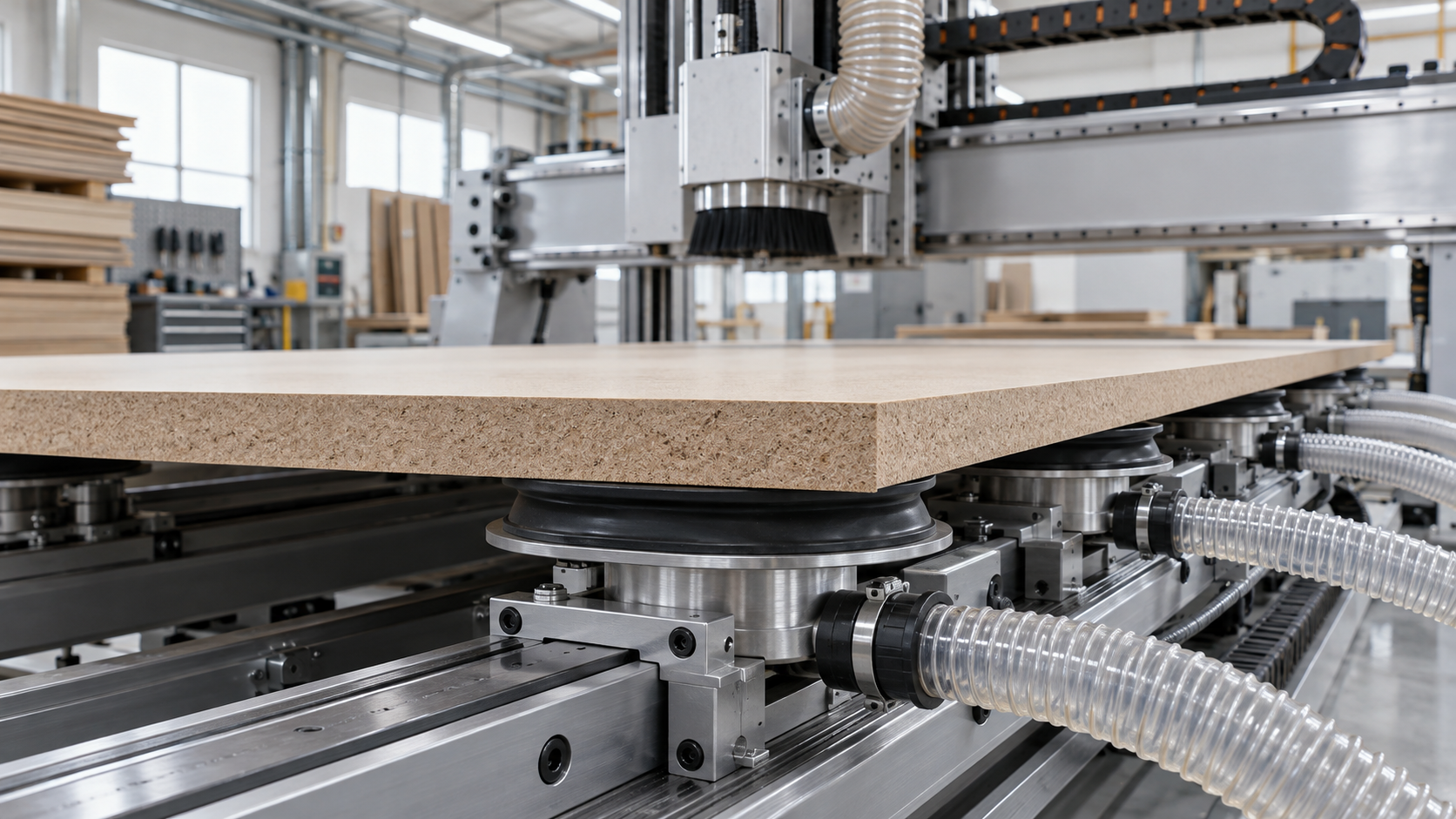 Why Vacuum Suction Cups Lose Grip on MDF in Woodworking Machines