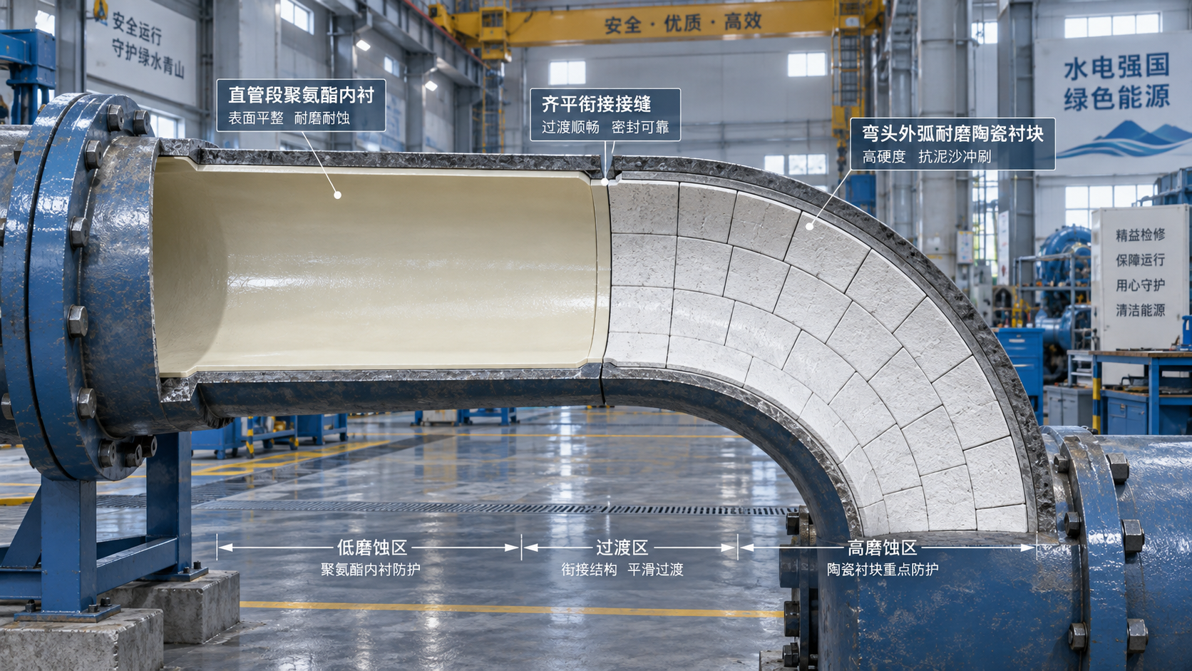 Hydroelectric Water Transmission Pipes: Lining Options for Sediment Abrasion