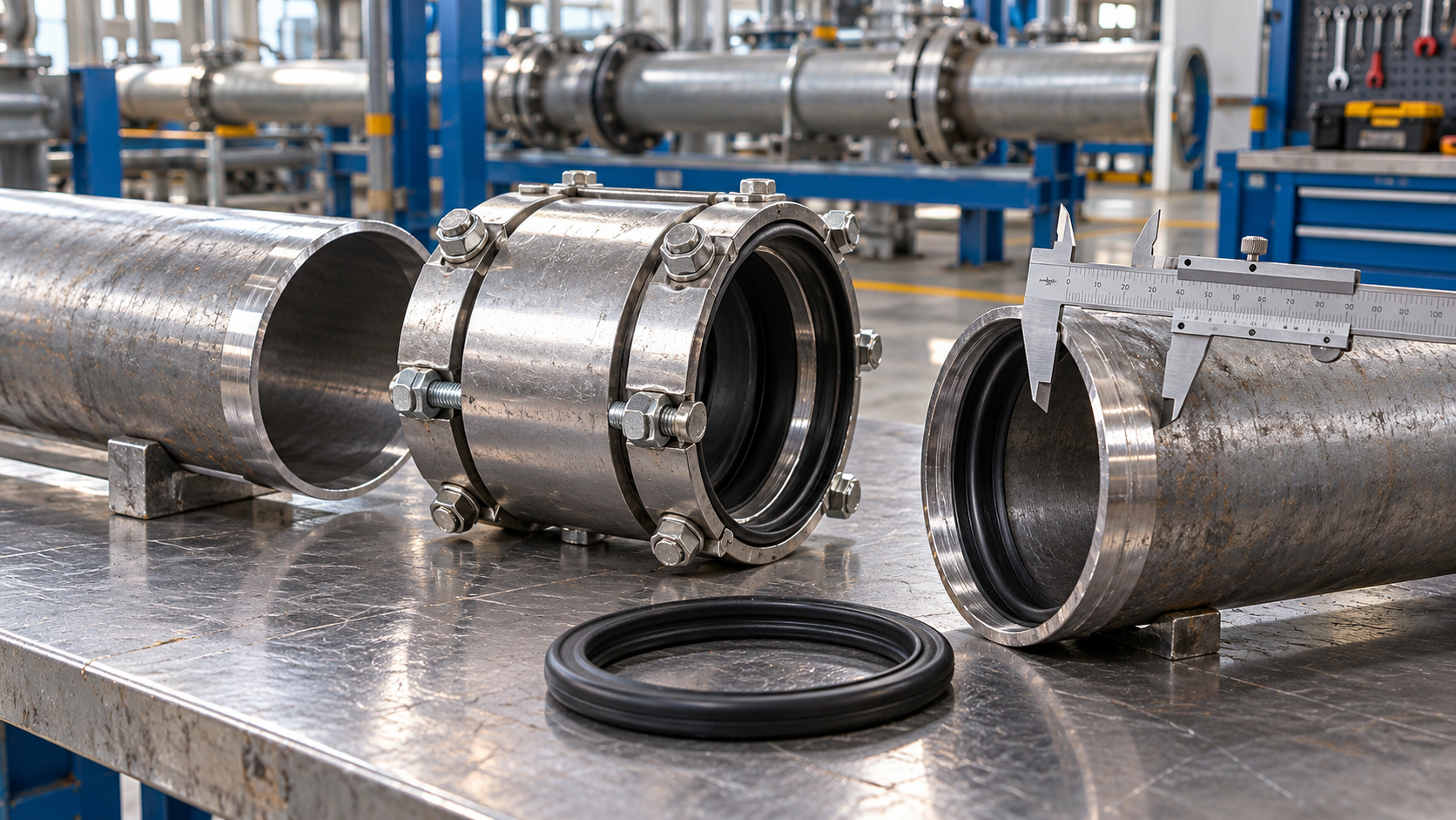 Selecting Pipe Couplings for Repairs: OD Tolerance, Pressure, and Seal Material