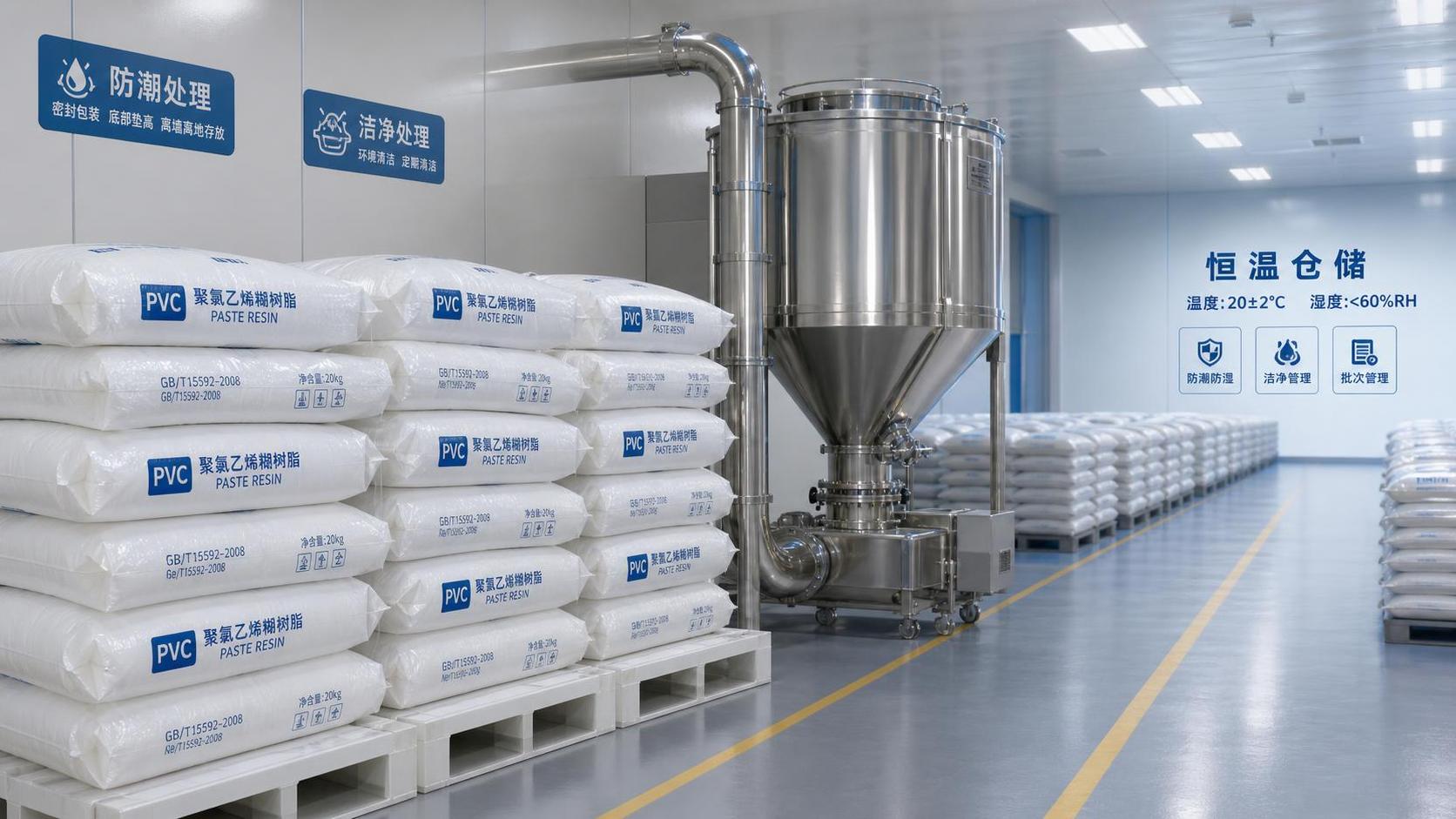 Redução de defeitos em plastisol por meio de melhor armazenamento e manuseio da resina de pasta de PVC Redução de defeitos em plastisol por meio de melhor armazenamento e manuseio da resina de pasta de PVC