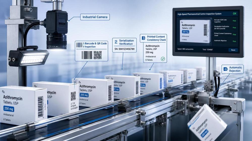 Pharmaceutical Carton Inspection Systems: Compliance Checks You Cannot Miss