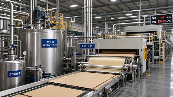 How High Shear Starch Mixers Improve Bonding in Corrugator Production