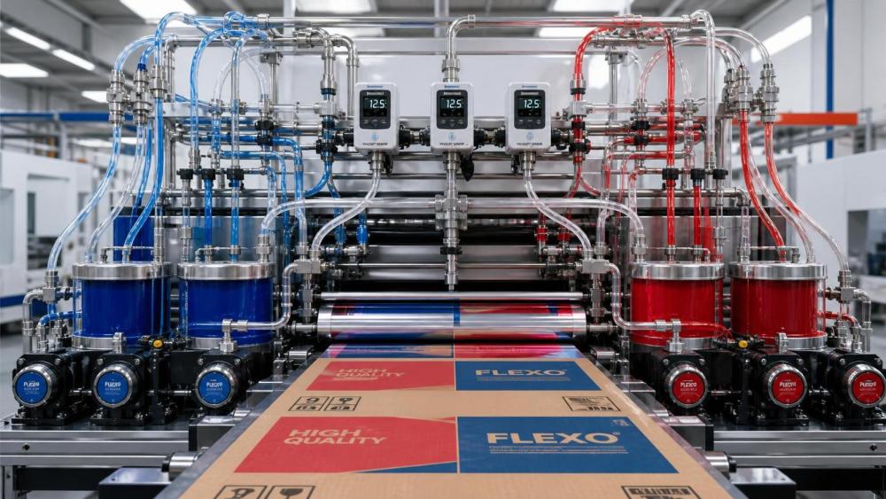 How Viscosity Control Systems Keep Flexo Press Colors Consistent