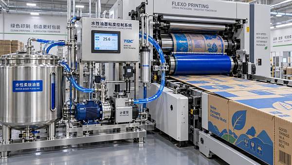 How Water Based Ink Viscosity Control Systems Stabilize Print Quality