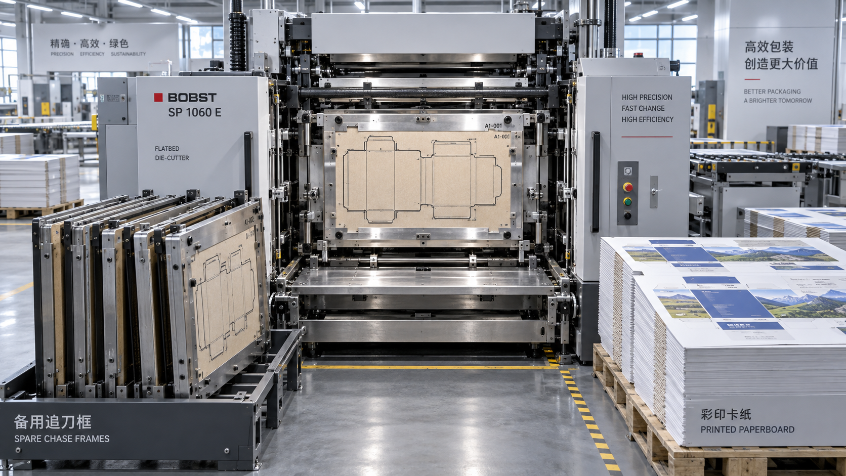 How a Die Cutter Chase Frame Affects Changeover Time and Costs