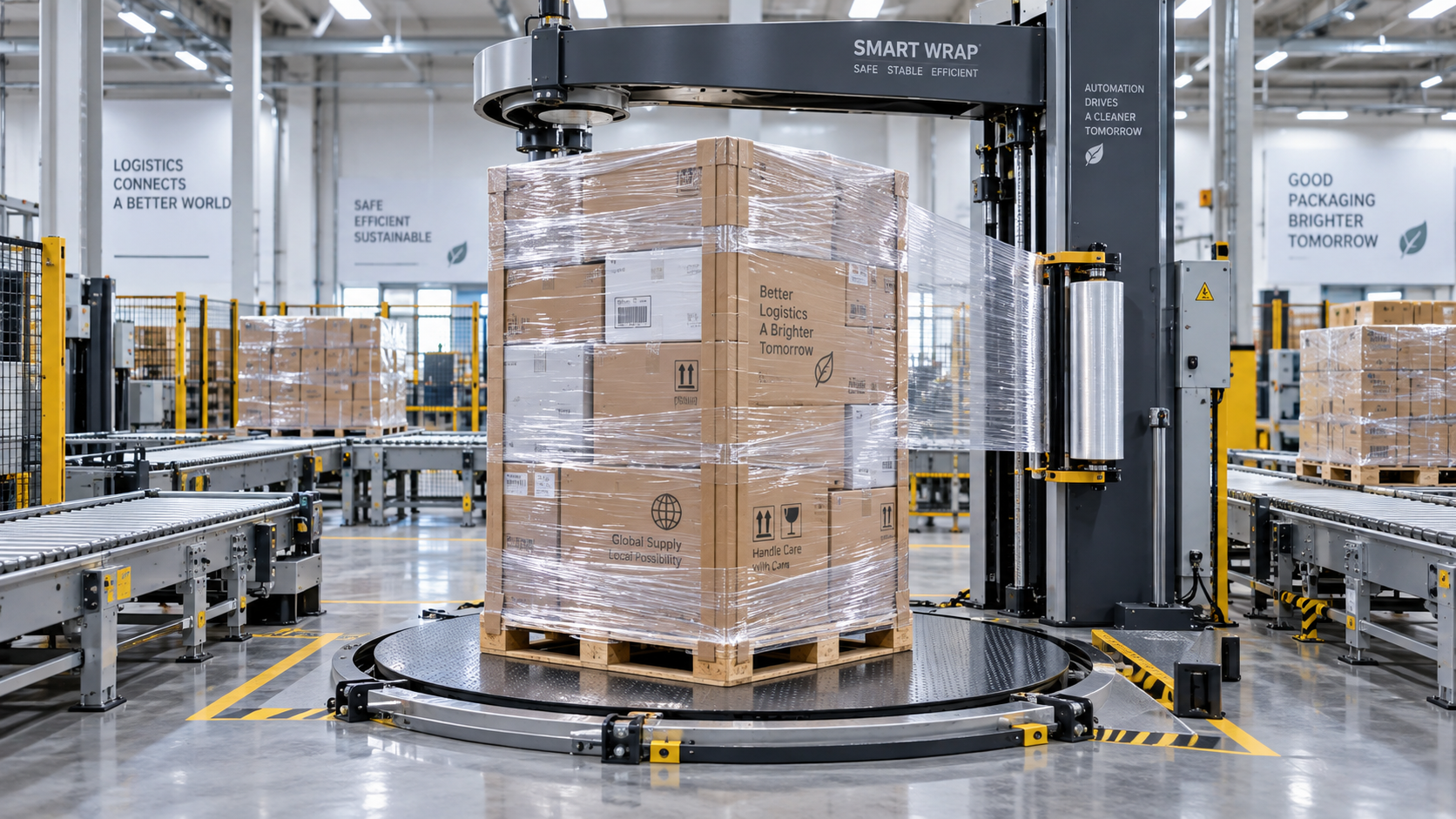 How to Select a Stretch Film Pallet Wrapper for Stable Load Protection